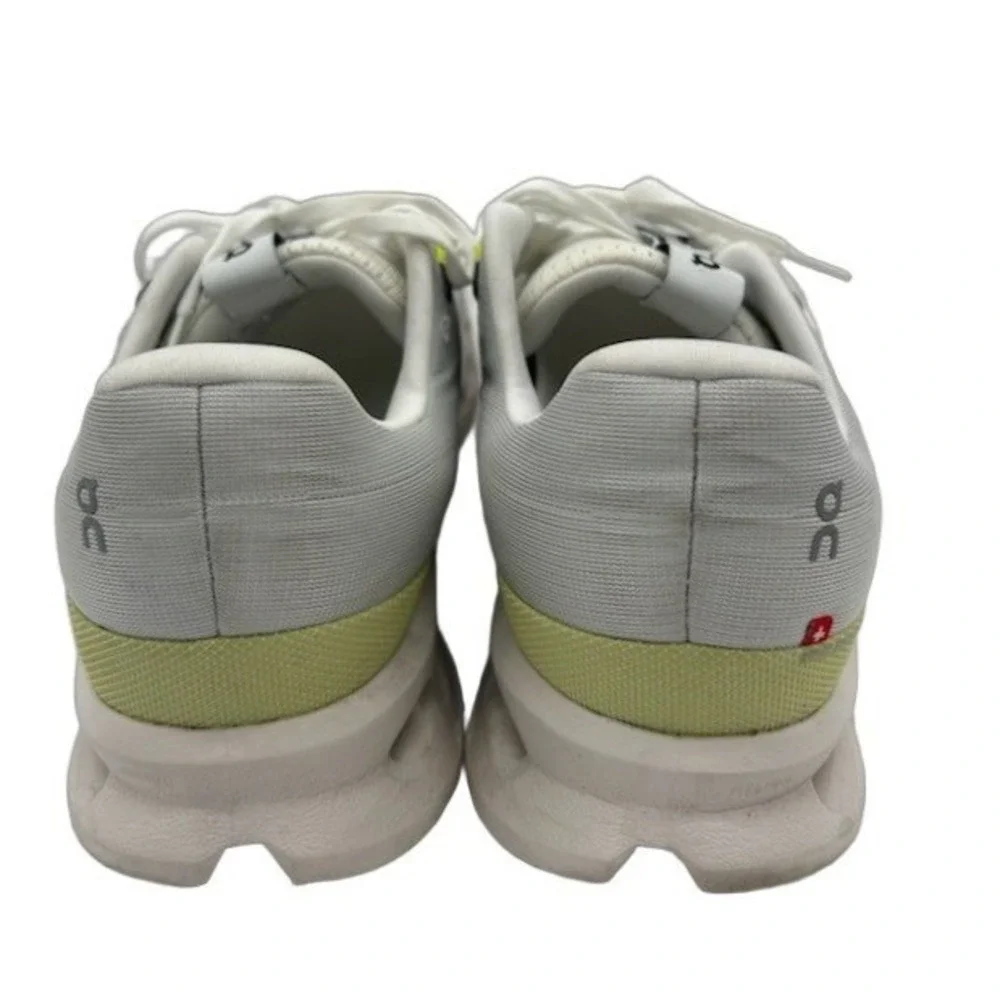 On Cloudsurfer Running Shoes Men's Size 13 M White Grey Neon Green Lightweight